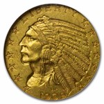1909 $5 Indian Gold Half Eagle MS-61 NGC