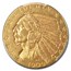 1909 $5 Indian Gold Half Eagle MS-62+ PCGS