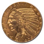 1909 $5 Indian Gold Half Eagle MS-64 PCGS CAC