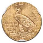 1909 $5 Indian Gold Half Eagle MS-65 NGC