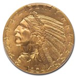 1909 $5 Indian Gold Half Eagle MS-65 PCGS