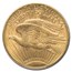 1909/8 $20 Saint-Gaudens Gold Double Eagle AU-55 PCGS