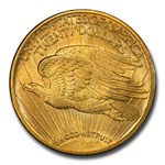 1909/8 $20 Saint-Gaudens Gold Double Eagle MS-65+ PCGS
