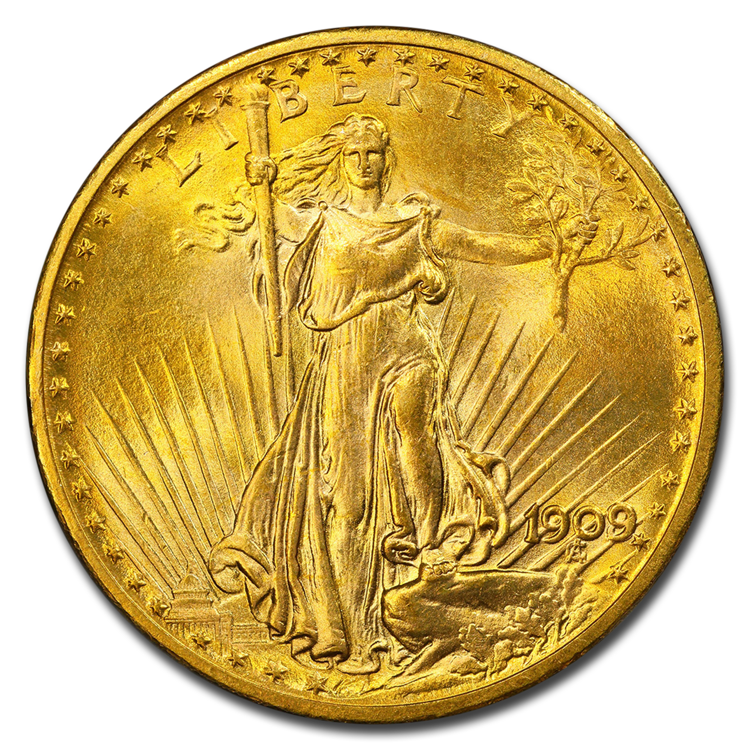 1909/8 (None) Phil Saint Gaudens Double Eagle Value - APMEX
