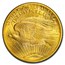 1909/8 $20 Saint-Gaudens Gold Double Eagle MS-65 PCGS