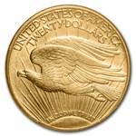 1909/8 $20 St Gaudens Gold Double Eagle AU-55 NGC