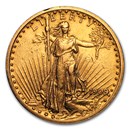 1909/8 $20 St Gaudens Gold Double Eagle AU