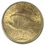 1909/8 $20 St Gaudens Gold Double Eagle MS-63+ PCGS