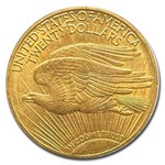 1909/8 $20 St Gaudens Gold Double Eagle MS-64 PCGS