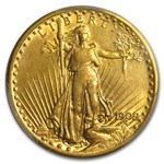 1909/8 $20 St Gaudens Gold Double Eagle Overdate AU-50 PCGS