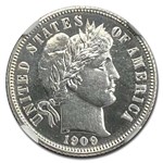 1909 Barber Dime PF-67 Cameo NGC