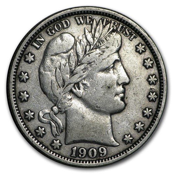 1909 Barber Half Dollar VF 1909 Barber Half Dollar VF