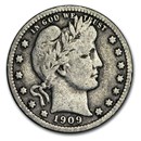1909 Barber Quarter Fine