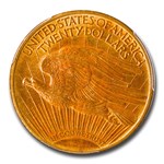 1909-D $20 St Gaudens Gold Double Eagle MS-64+ PCGS