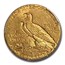 1909-D $5 Indian Gold Half Eagle MS-61 PCGS