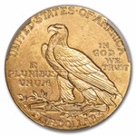 1909-D $5 Indian Gold Half Eagle MS-62 CACG