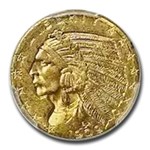 1909-D $5 Indian Gold Half Eagle MS-63+ PCGS CAC