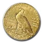 1909-D $5 Indian Gold Half Eagle MS-63+ PCGS CAC