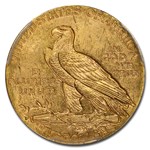 1909-D $5 Indian Gold Half Eagle MS-63+ PCGS