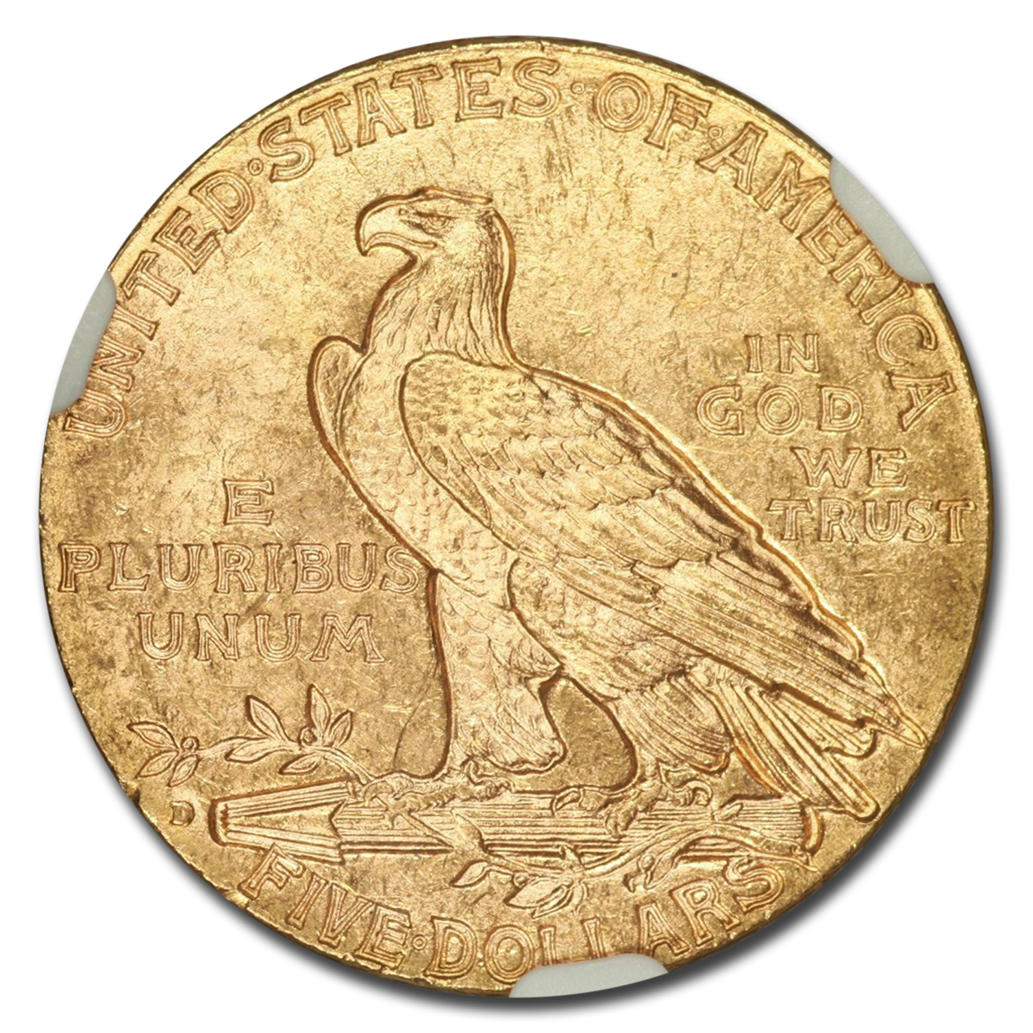 Buy 1909-D $5 Indian Gold Half Eagle MS-64 NGC | APMEX