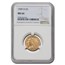 1909-D $5 Indian Gold Half Eagle MS-64 NGC