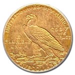 1909-D $5 Indian Gold Half Eagle MS-64 PCGS CAC
