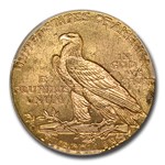 1909-D $5 Indian Gold Half Eagle MS-64+ PCGS