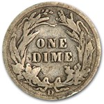 1909-D Barber Dime Good