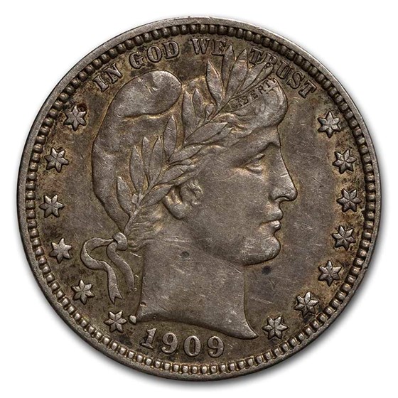 1909-D Barber Quarter XF 1909-D Barber Quarter XF