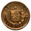 1909 GOZG Peru Gold 1 Libra MS-64 NGC