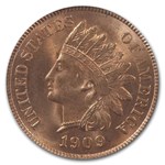 1909 Indian Head Cent MS-63 PCGS (Red)