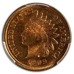 1909 Indian Head Cent MS-64 PCGS (Red)