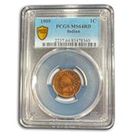 1909 Indian Head Cent MS-64 PCGS (Red)