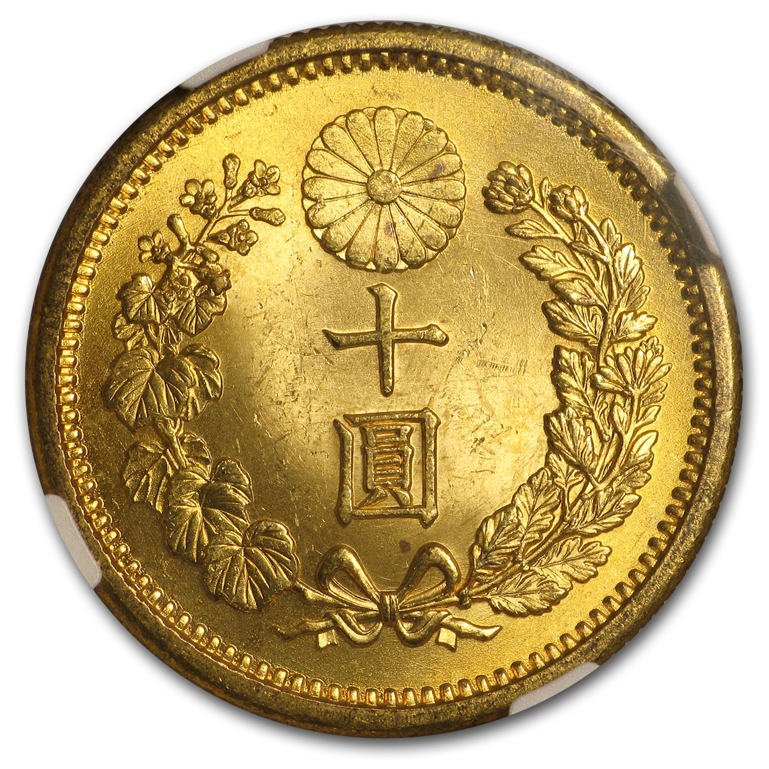 Buy 1909 Japan Gold M42 10 Yen MS-65 NGC | APMEX