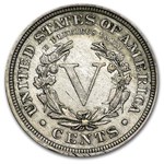 1909 Liberty Head V Nickel AU