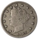 1909 Liberty Head V Nickel VF