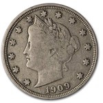 1909 Liberty Head V Nickel VF