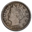 1909 Liberty Head V Nickel XF