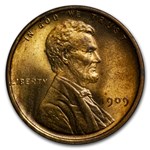 1909 Lincoln Cent BU (Red)