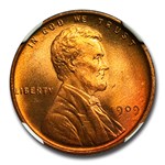 1909 Lincoln Cent MS-65 NGC (Red)