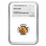 1909 Lincoln Cent MS-65 NGC (Red)