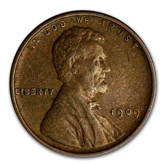 1909 Lincoln Cent VF 1909 Lincoln Cent VF