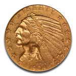 1909-O $5 Indian Gold Half Eagle AU-53 NGC
