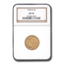 1909-O $5 Indian Gold Half Eagle AU-53 NGC
