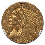 1909-O $5 Indian Gold Half Eagle MS-61 NGC
