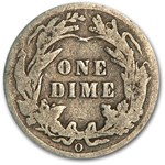 1909-O Barber Dime Good/VG