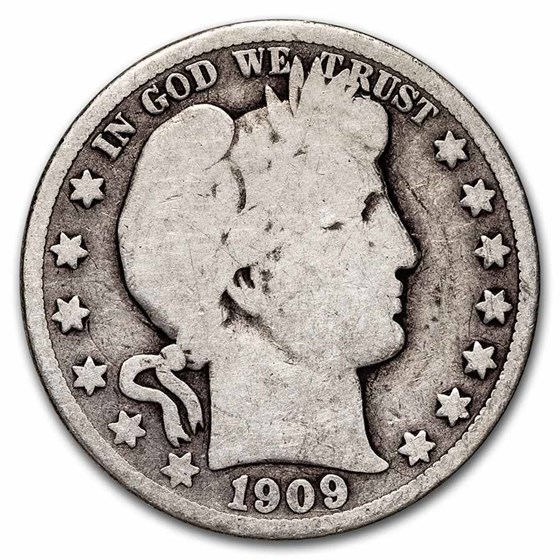 1909-O Barber Half Dollar AG 1909-O Barber Half Dollar AG