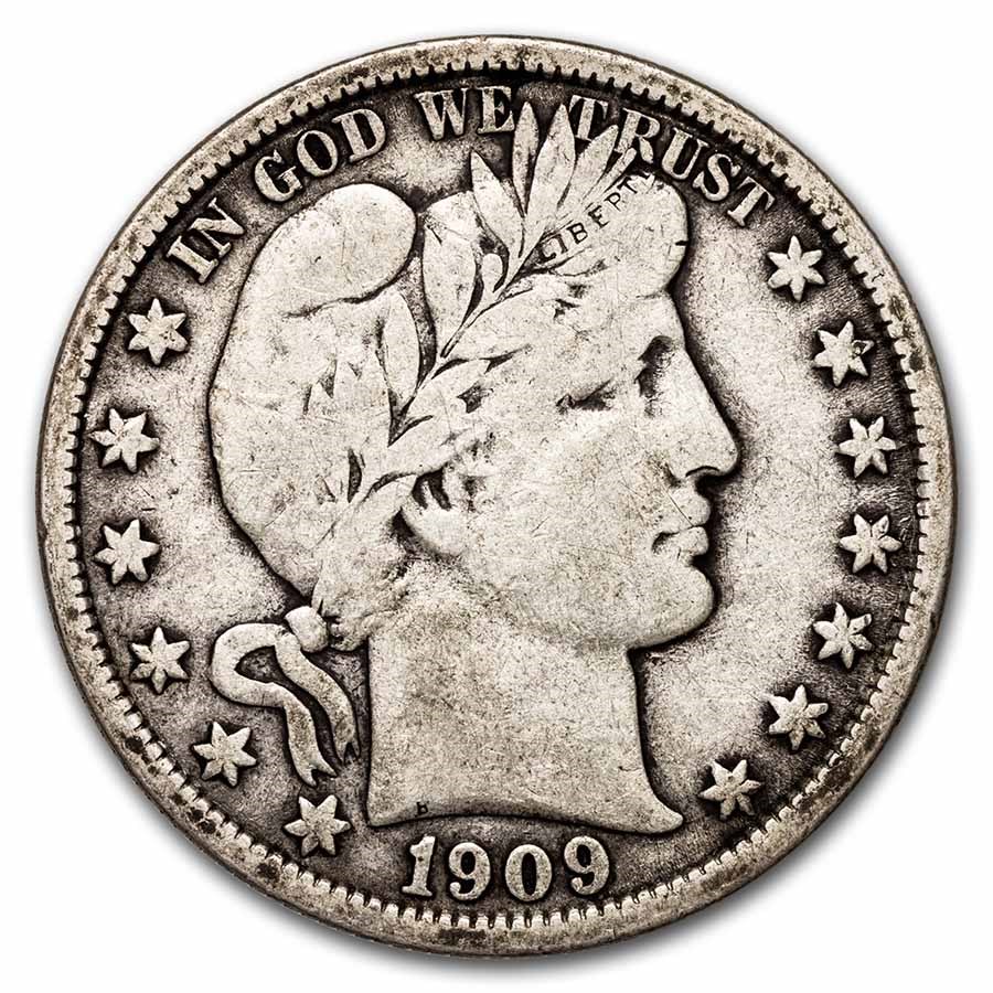 1909-O Barber Half Dollar Fine