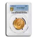 1909-S $10 Indian Gold Eagle MS-65 PCGS