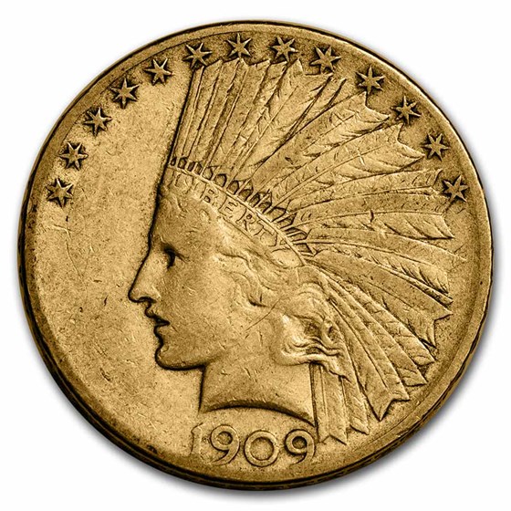 1909-S $10 Indian Gold Eagle XF 1909-S $10 Indian Gold Eagle XF